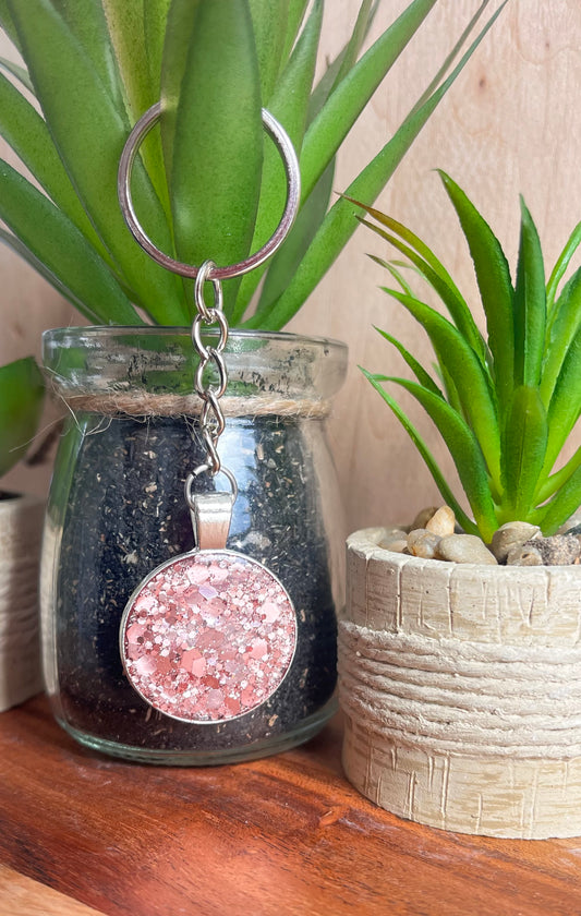 Porte clé rose